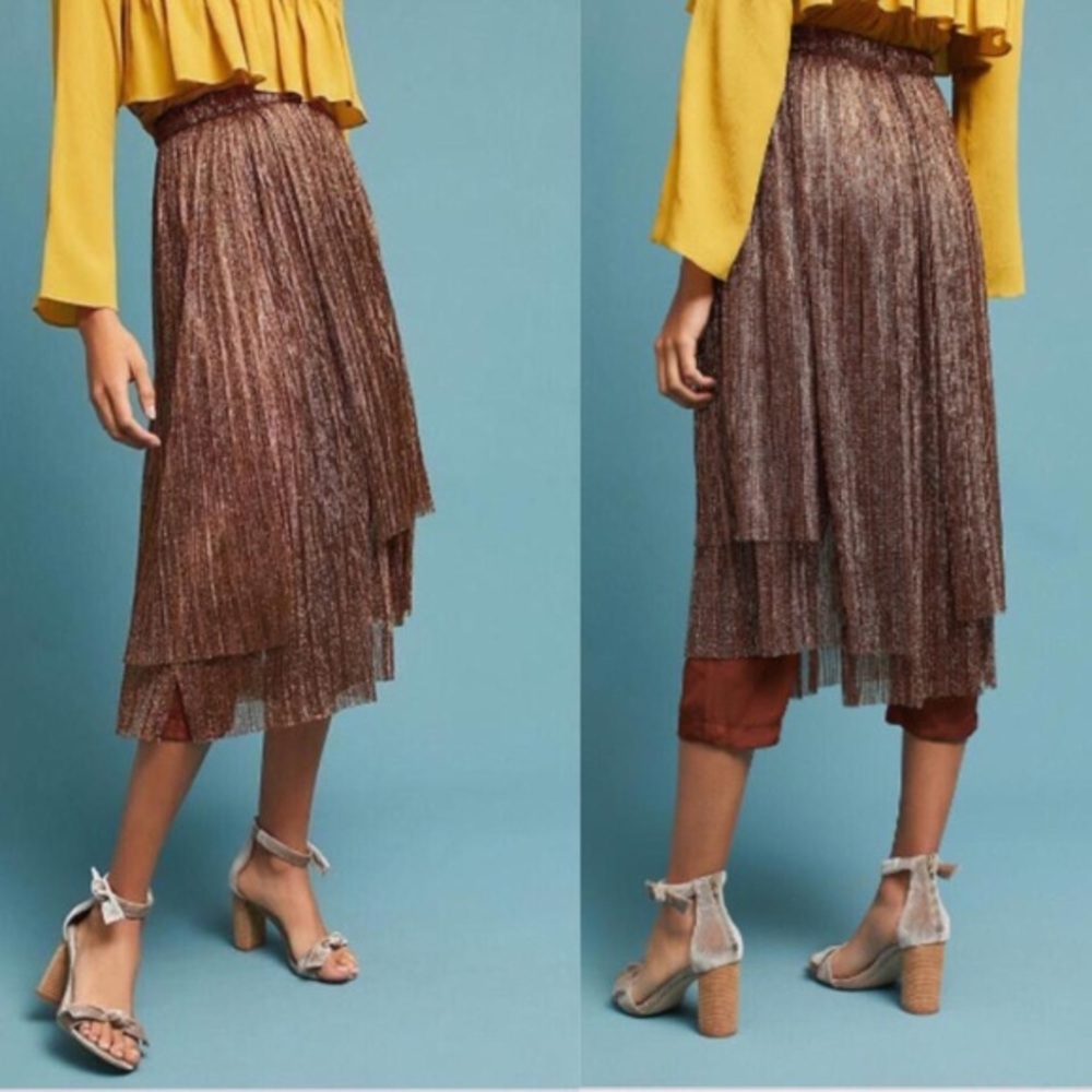 Maeve Copper Pants Skirt